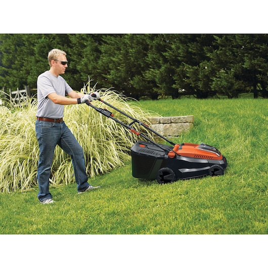 36V Li-Ion Akku plæneklipper 38cm (2 batterier)