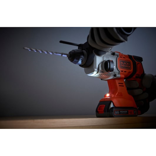 18V Ledningsfri SDS-Plus Slagboremaskine
