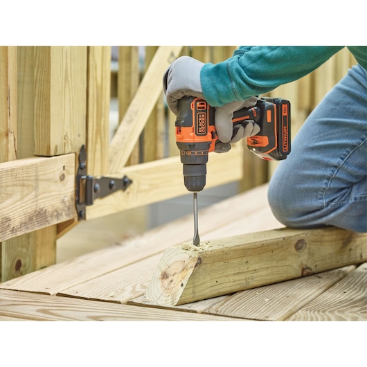 18V 2G Drill driver + 400mA charger + 1 batt + Kitbox