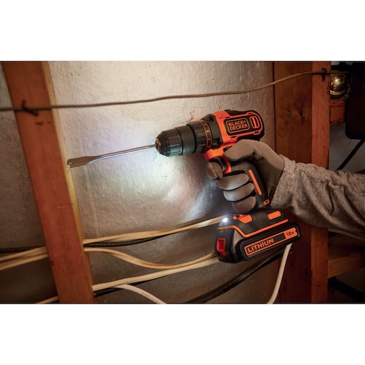 18V 2G Drill driver + 400mA charger + 1 batt + Kitbox