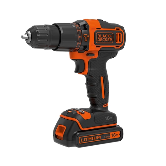 18V 2 gear slagboremaskine + lader + 2 batterier + kuffert