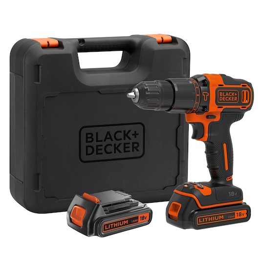 18V 2G Slagboremaskine + lader + 2 batterier + kuffert