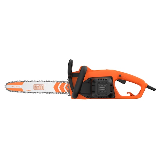 BLACK+DECKER corded chainsaw with 35cm bar length