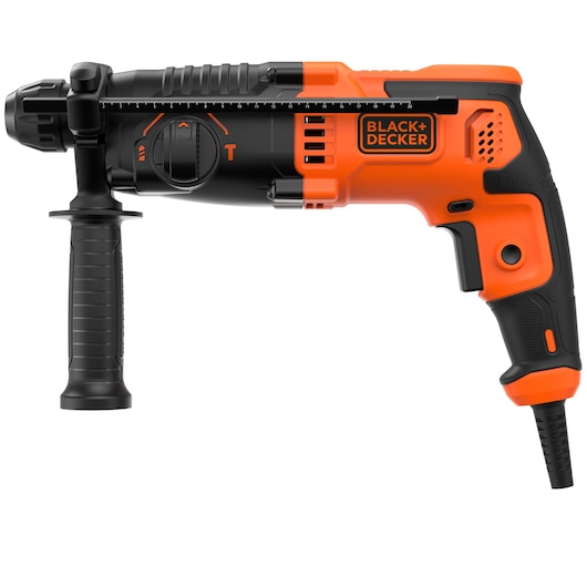 650W Corded SDS-PLUS Hammer Drill and Kit Box