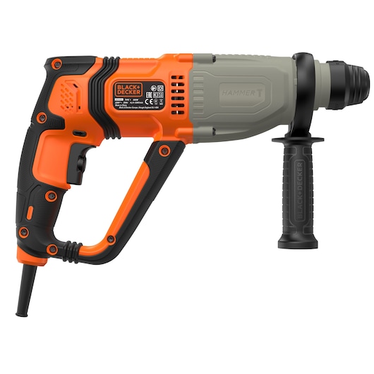 800W Corded SDS-PLUS Hammer Drill and Kit Box