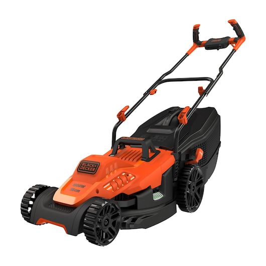38cm 1600W plæneklipper med ergonomisk håndtag