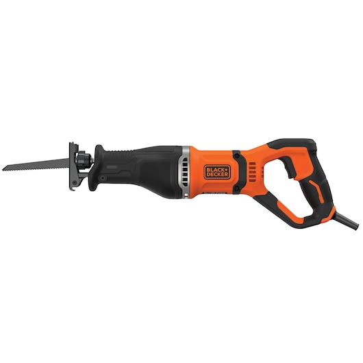 750W Corded Reciprocating Saw with Branch Holder and 2x Blades in Kit Box