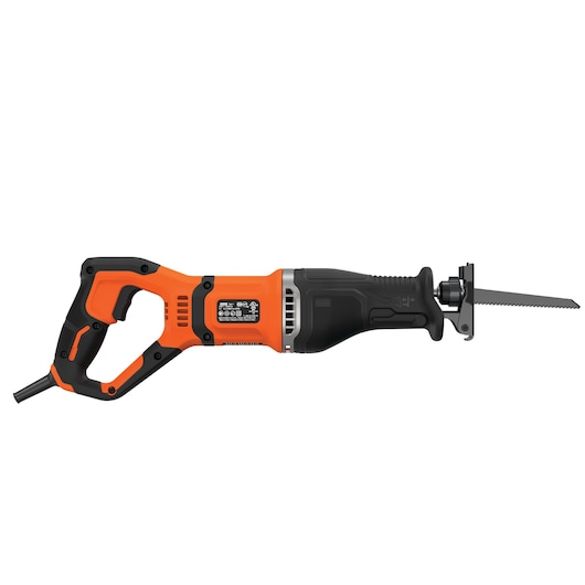750W Corded Reciprocating Saw with Branch Holder and 2x Blades